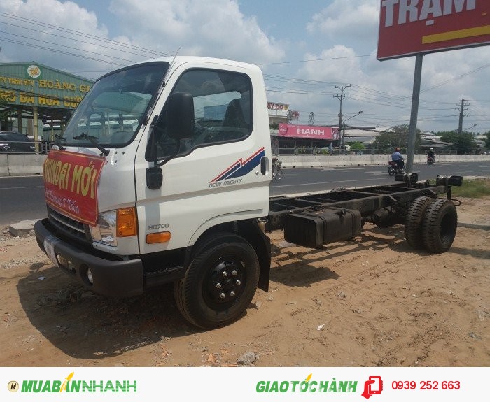 Xe tải hyundai nhập khẩu hd700 new mighty 7100kg 2016