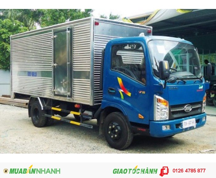 Bán xe tải veam 2T4 VT252 thùng dài 3m85 động cơ Hyundai, xe được vào thành phố, xe có sẵn giao ngay