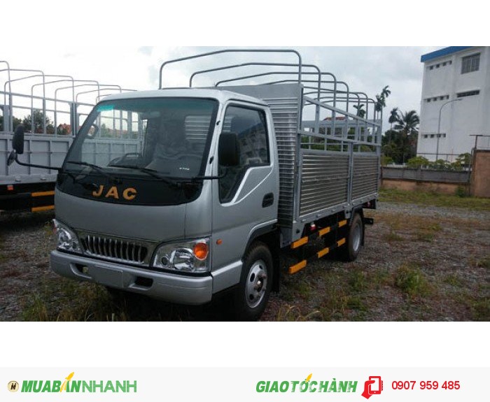 Bán xe tải jac 2.4 tấn HFC1030k4, xe tải jac 2t4 thùng dài 3m7 bán xe trả góp lãi suất thấp