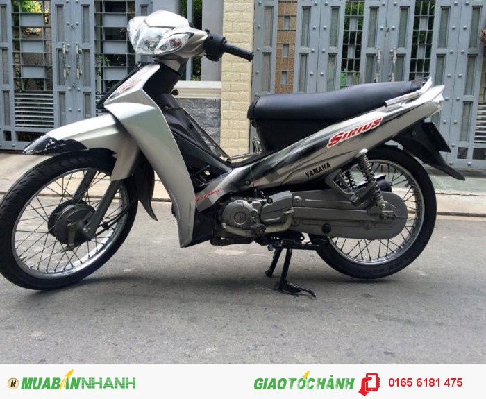 Cần bán 1 chiếc xe Yamaha Sirius, xe màu bạc, máy rất êm