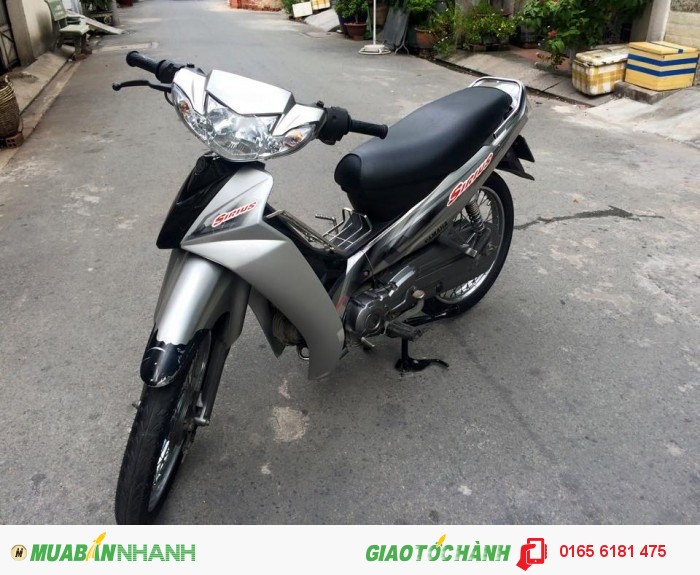 Cần bán 1 chiếc xe Yamaha Sirius, xe màu bạc, máy rất êm