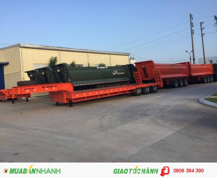 Bán Rơ Mooc Ben Doosung, romooc sàn, romooc xương, romooc tự đổ, romooc xitec... 2016