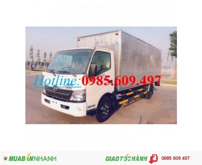Xe Tải Hino Xzu 730 Thùng Kín Giá Tốt