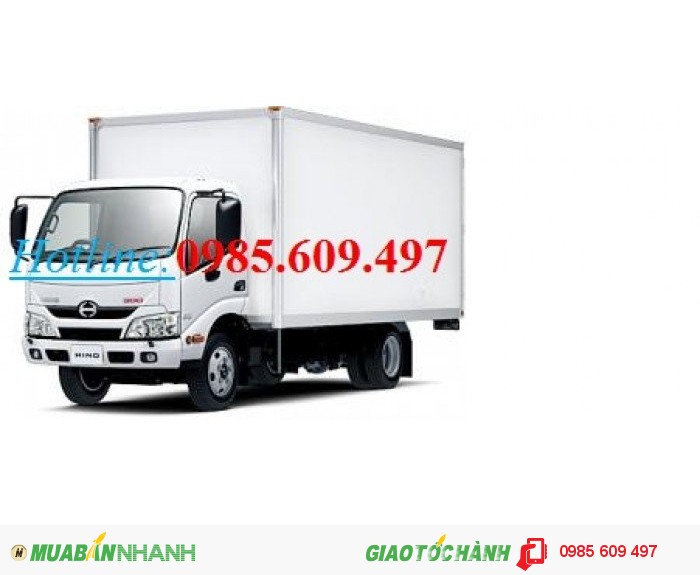 Xe Tải HINO XZU720L Thùng Kín Giá Tốt