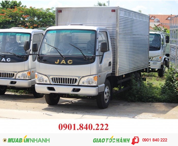 Xe tải Jac 2.5 tấn thùng kín, thùng bạt, thùng lửng giá tốt, có hỗ trợ trả góp lãi suất thấp