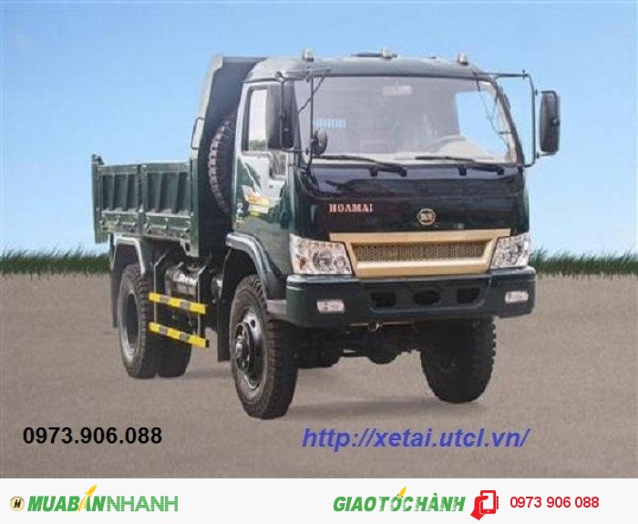 Bán Xe tải ben Hoa mai 4.65 tấn 2 cầu