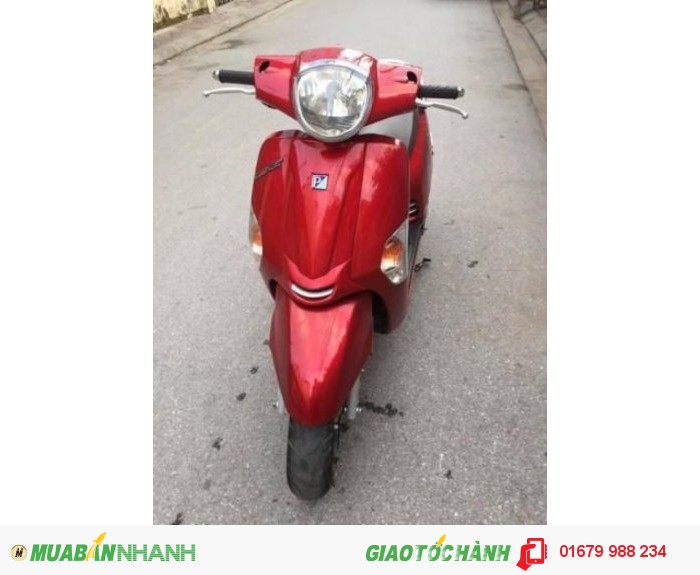 Chiếc xe Like 125 nhập khẩu. xe chính hãng kymco. xe mầu đỏ