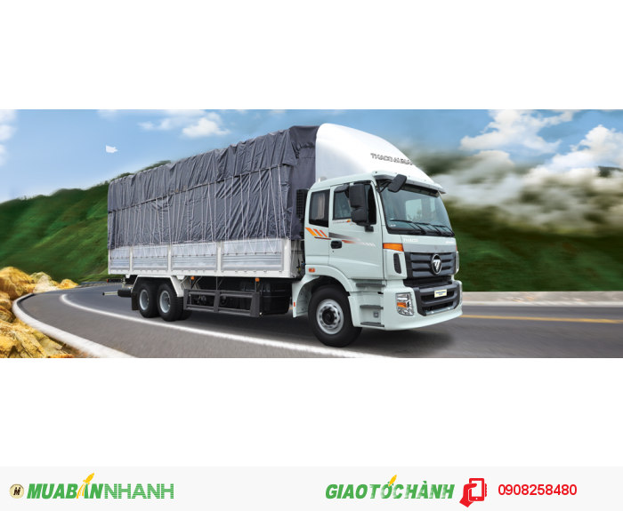 Cần bán xe tải 7 tấn hiệu Thaco Ollin màu trắng, mua hồi tháng 1/2016, mới 90%