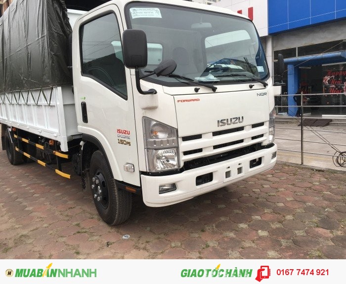Tin hót... mua xe isuzu nqr75l 5t5 giá cực rẻ  bao trọn gói tặng ngay laptop hoặc miễn phí lắp đặt máy lạnh cho xe.