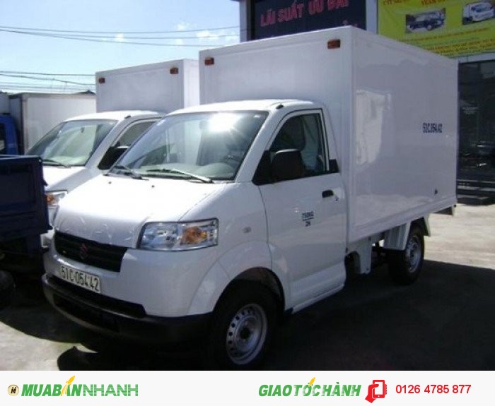 Bán xe tải suzuki 650kg với thiết kế nhỏ gọn dễ dàng vận chuyển trong những con đường nhỏ hẹp