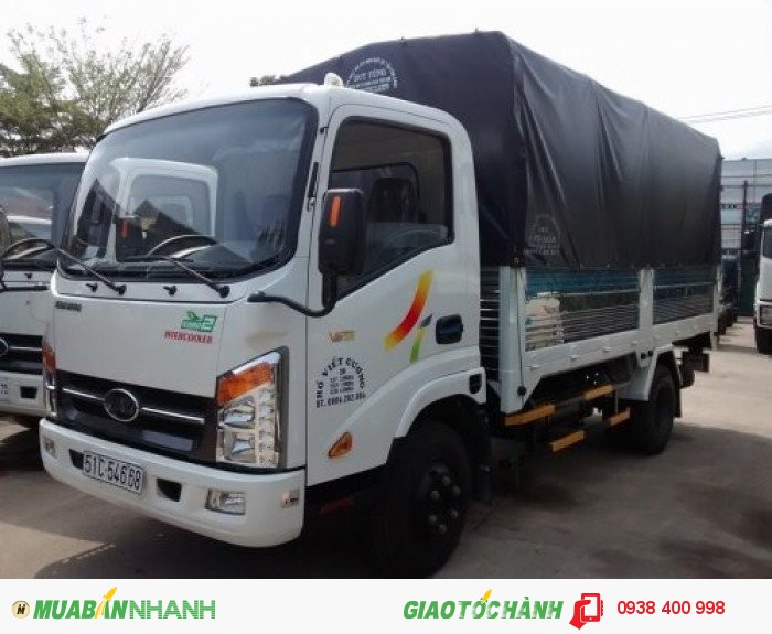 Xe 2t4 thùng 4m1  lưu thông trong thành phố