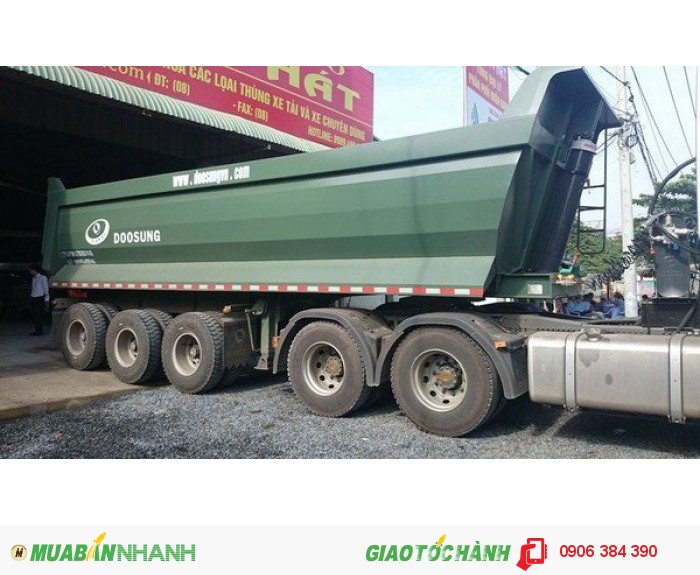 Bán Sơ mi Rơ Moóc Ben 24 khối, 29 tấn Doosung giao ngay,giá rẻ