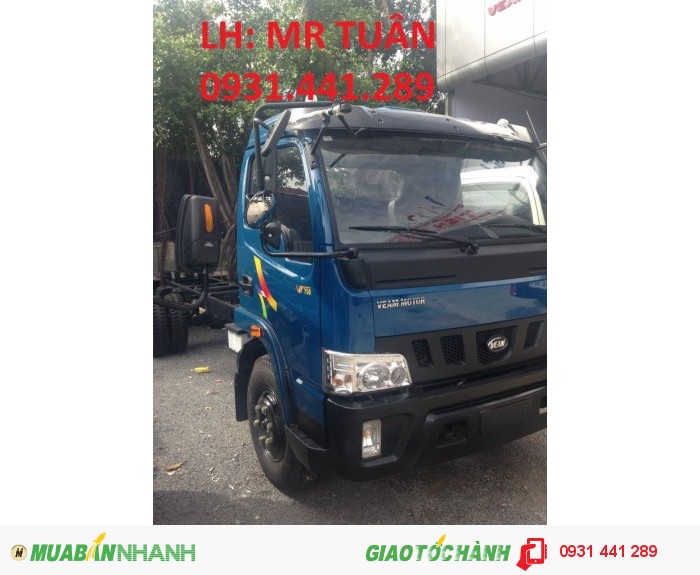 Veam vt750, vt750 7t5, xe tải veam vt750, vt750, veam 750 máy hyundai