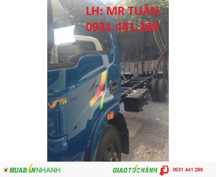 Veam vt750, vt750 7t5, xe tải veam vt750, vt750, veam 750 máy hyundai
