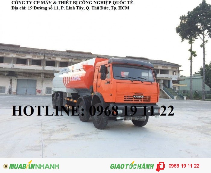 Hotttt!!!! Xe bồn kamaz 4 chân 20 m3