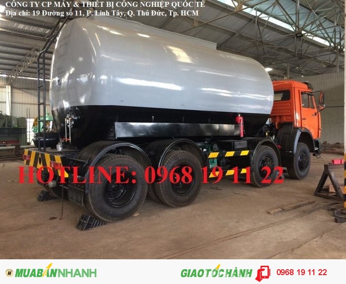 Hotttt!!!!!! Xe bồn nhựa đường 17 m3 4 chân