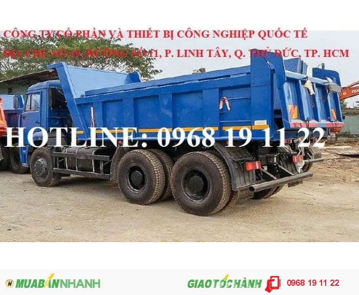 Bán XE BEN KAMAZ 6520 Thùng 20m3 Nhập khẩu mới 100%