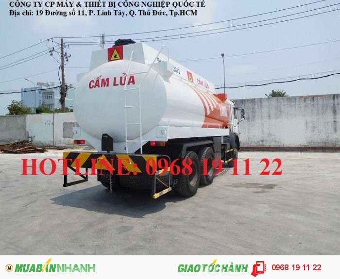 Khuyến Mãi Lớn nhân dịp  khai trương đại lý tại Bình Dương !!!. Xe Bồn Xăng Dầu 18 M3 3 Chân