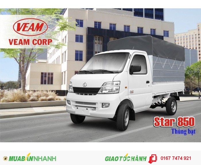 Chỉ cần 30 triệu là có ngay xe veam star 850kg!