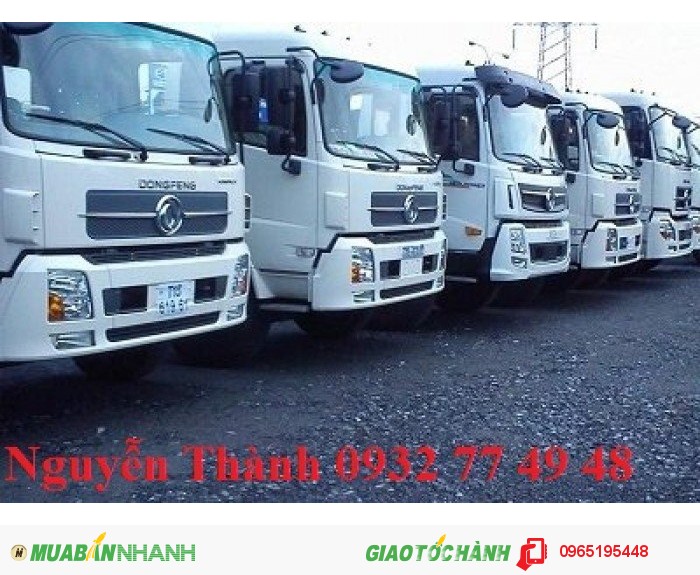 Xe tải dongfeng hoàng huy 4 chân