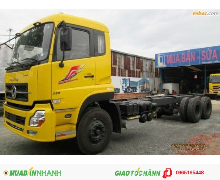 Xe tải dongfeng hoàng huy 3 chân 13.3 tấn