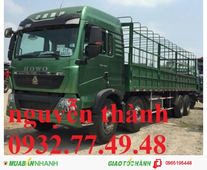 Xe tải howo giảm giá lớn