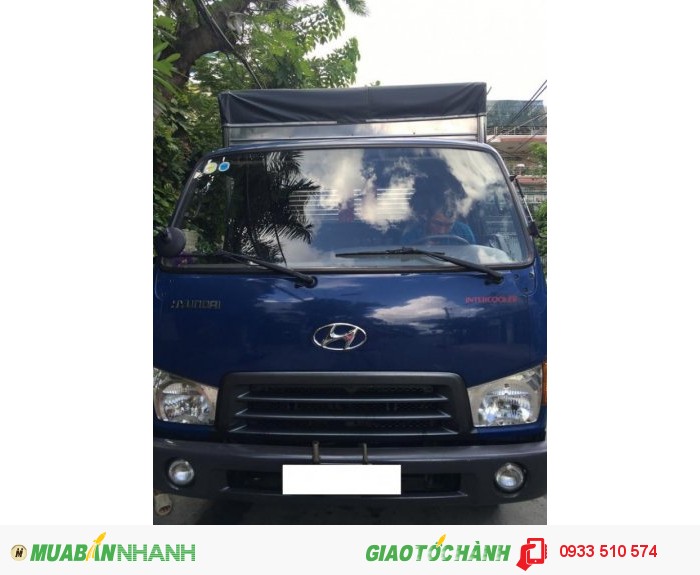 Hyundai hd65, thùng kín, 2012. Xe vào thành phố.