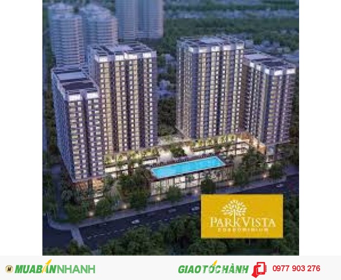 CHCC Park Vista khu nam Sài Gòn, giá 1,5 tỷ căn 2 phòng ngủ 2WC 75m2