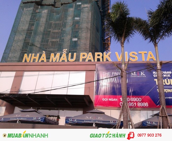 Park Vista căn hộ cao cấp tại khu Nam giá chỉ 20tr/m2 - căn 58m2 chỉ 1,3 tỷ