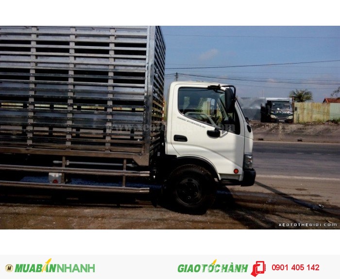 Bán xe tải Hino WU352L chở gia cầm 3.5 tấn,Tổng tải 7.500 kg 2016