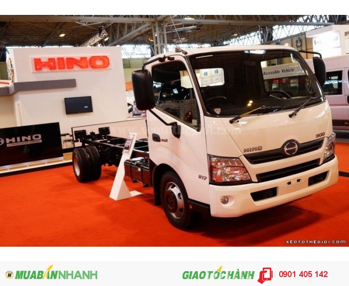 Bán Hino 5T2, Hino XZU730L thùng kín,thùng bạt,Hino 300 giao ngay 2016