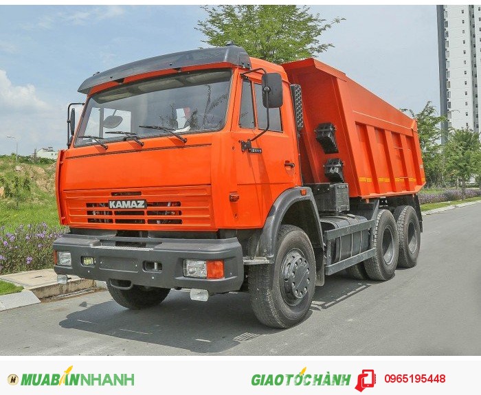 Xe ben kamaz 3 chân 13,6 khối