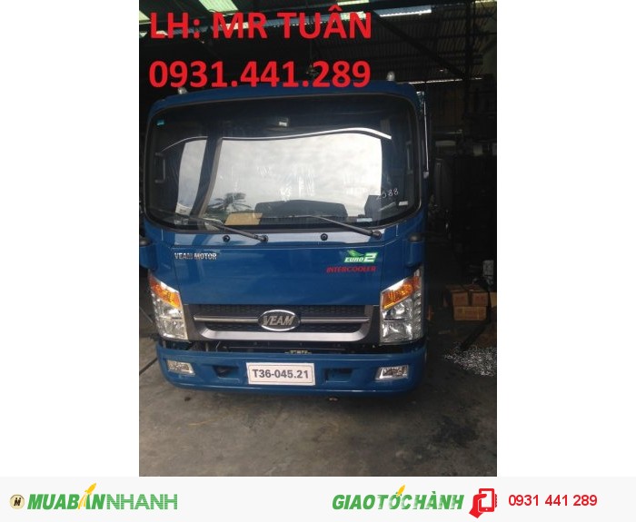 Bán xe tải veam vt200 1t99, vt200-1 máy hyundai