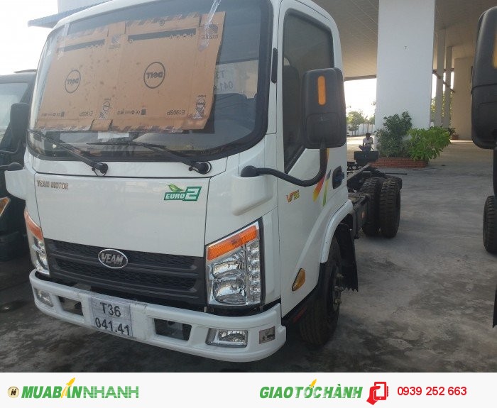 Xe tải Veam VT 252 2490kg máy hyundai