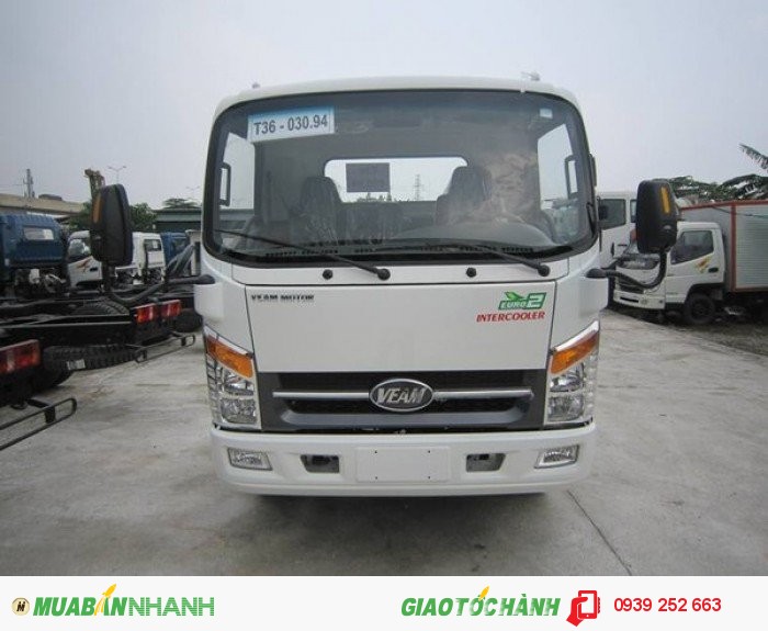 Xe tải veam vt250-1 2490kg máy hyundai