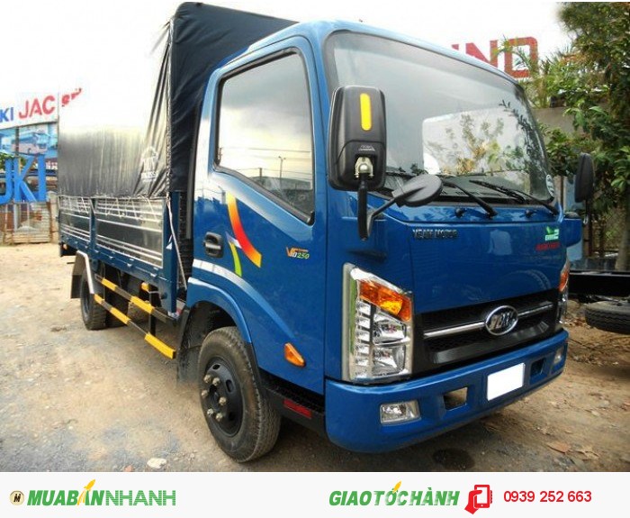 Xe tải Veam VT 255 máy Hyundai 2490kg