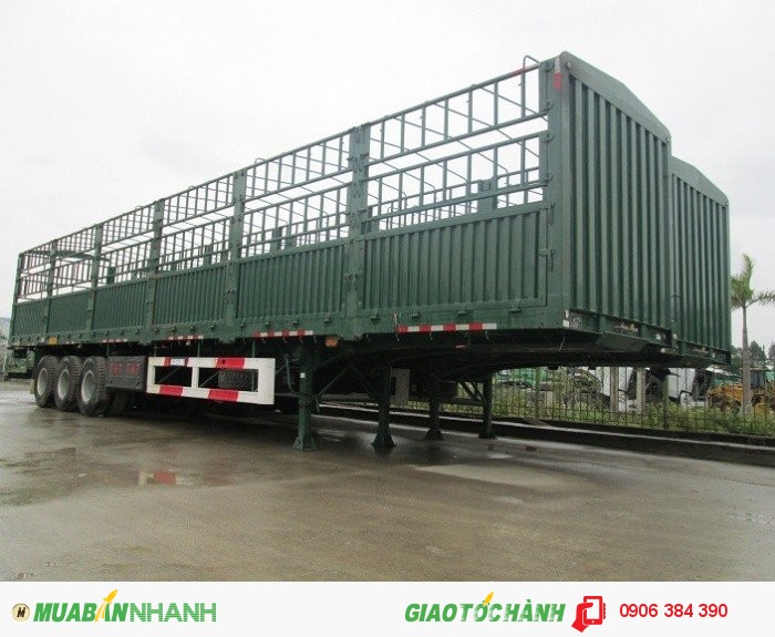 Bán Sơ Mi Rơ Mooc CIMC Có Thành Lửng 3 Trục 12,7m,giao ngay,hàng mới