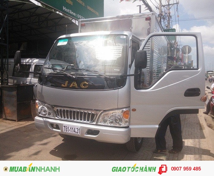 Bán xe tải Jac 2T4| jac 2.4 tấn- Bán xe trả góp chỉ với 80 triệu có ngay xe tải jac 2T4 vào thành phố.