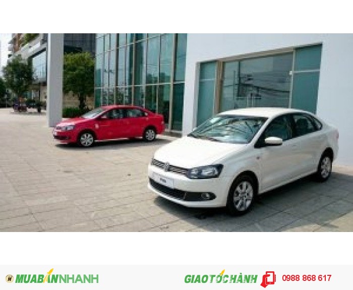 Xe Đức nhập khẩu màu trắng - Xe Polo sedan - Độc Đáo