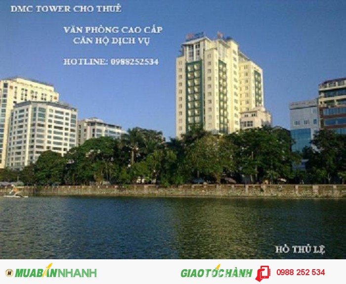 Cho thuê văn phòng diện tích 10-15-92-155m2 tại tòa nhà DMC, 535 Kim Mã, Ba Đình, Hà Nội
