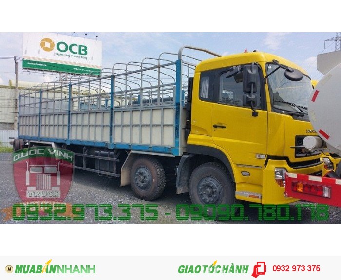 Bán trả góp xe tải Dongfeng 4 chân 17.9 tấn đại lý xe dongfeng 4 chân 17.9 tấn
