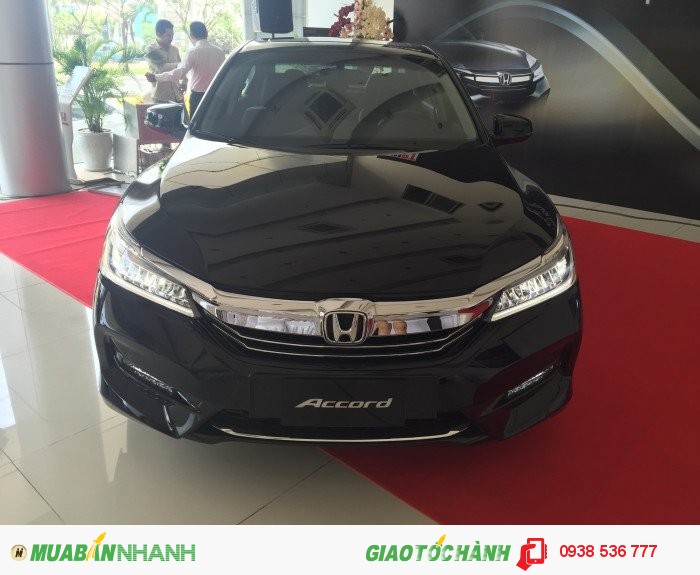 Honda Accord 2016 mới, giao sớm, đủ màu, thủ tục nhanh gọn, hỗ trợ trả góp