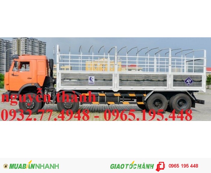 Giá Xe Tải Thùng Kamaz 4 Chân