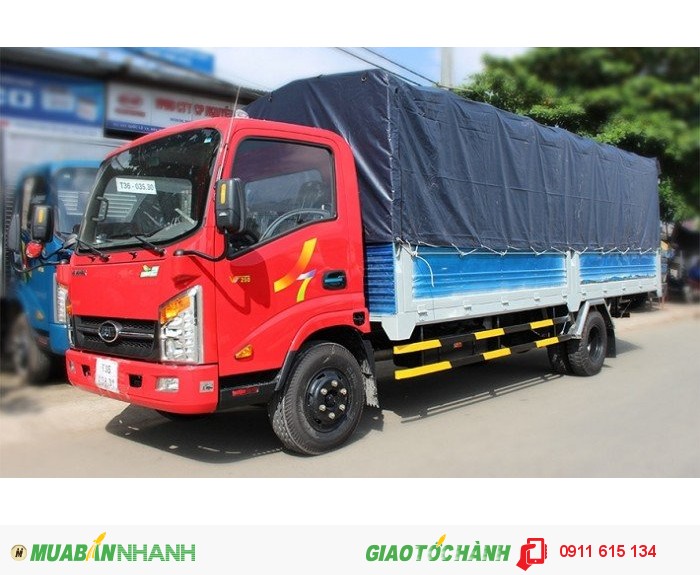 Giá cực sốc khi mua xe VT260, tải 1t9 vào thành phố ban ngày thùng 6m.