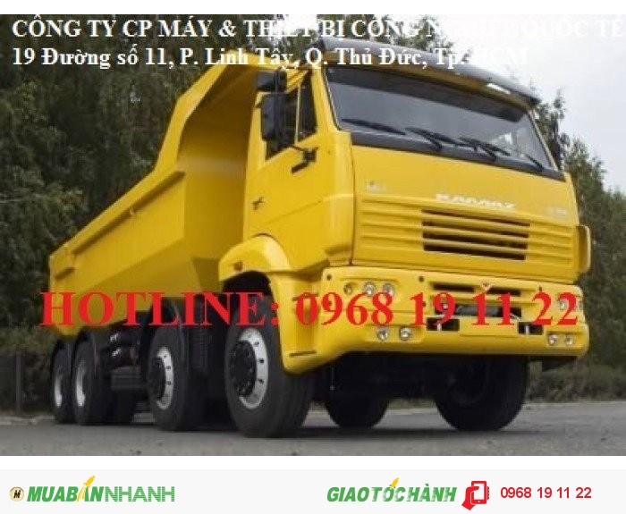 Xe Ben Kamaz 65115 Thùng Ovan 15 Tấn Nhập Khẩu Siêu Hot!!!