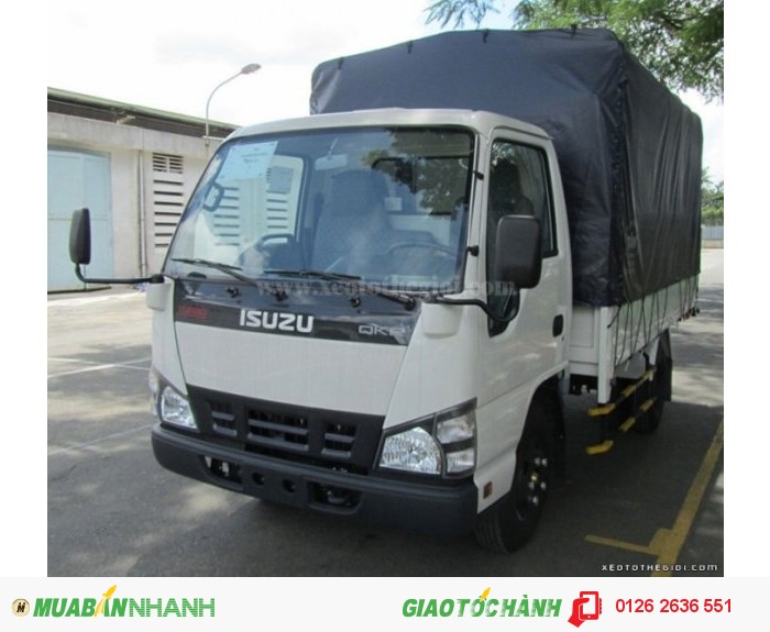 Tp.HCM bán Xe tải isuzu 1.4 tấn QKR55F 2016 mui bạt, thùng kín các loại