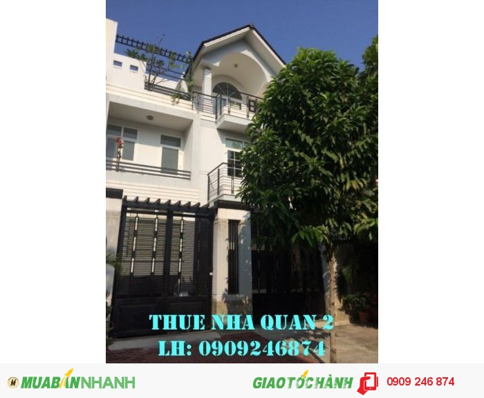 Cho thuê villa Dương Văn An, Quận 2, giá cho thuê: 50tr/tháng