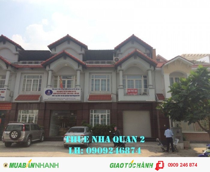 Cho thuê nhà phố Vũ Tông Phan, Quận 2