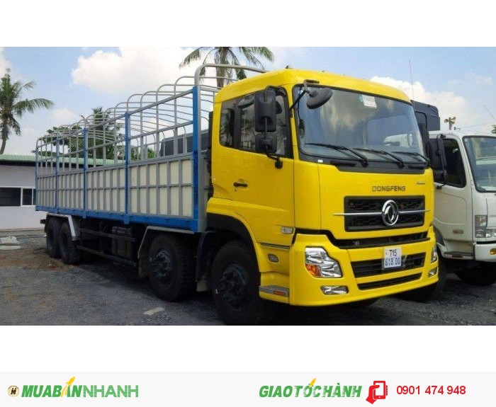 Xe tải thùng 4 chân L315 đầu thấp L11.00R20- có thùng