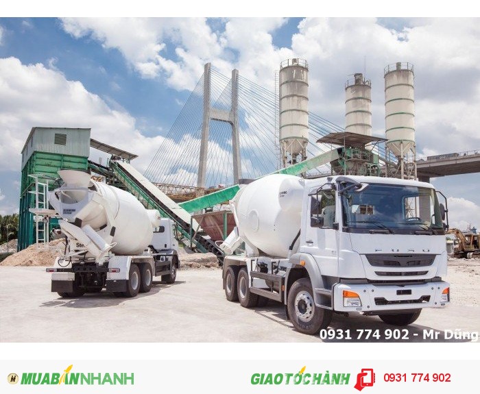 Xe Bồn Trộn Fuso Mixer Fj 7 Khối